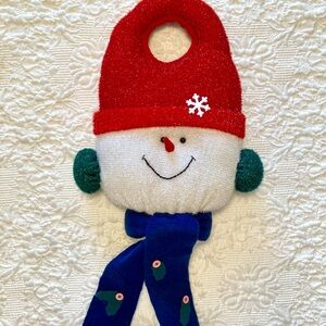 Sparkling Doorknob Snowman